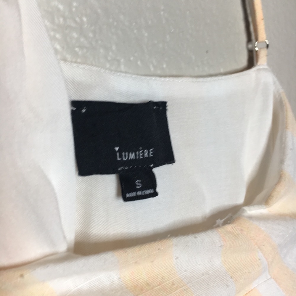 Lumiere striped tank halter top - Picture 3 of 4